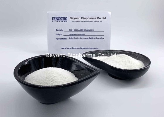 CAS 9007-34-5 Pure Fish Collagen Granule สำหรับการดูแลผิว, ข้อต่อ